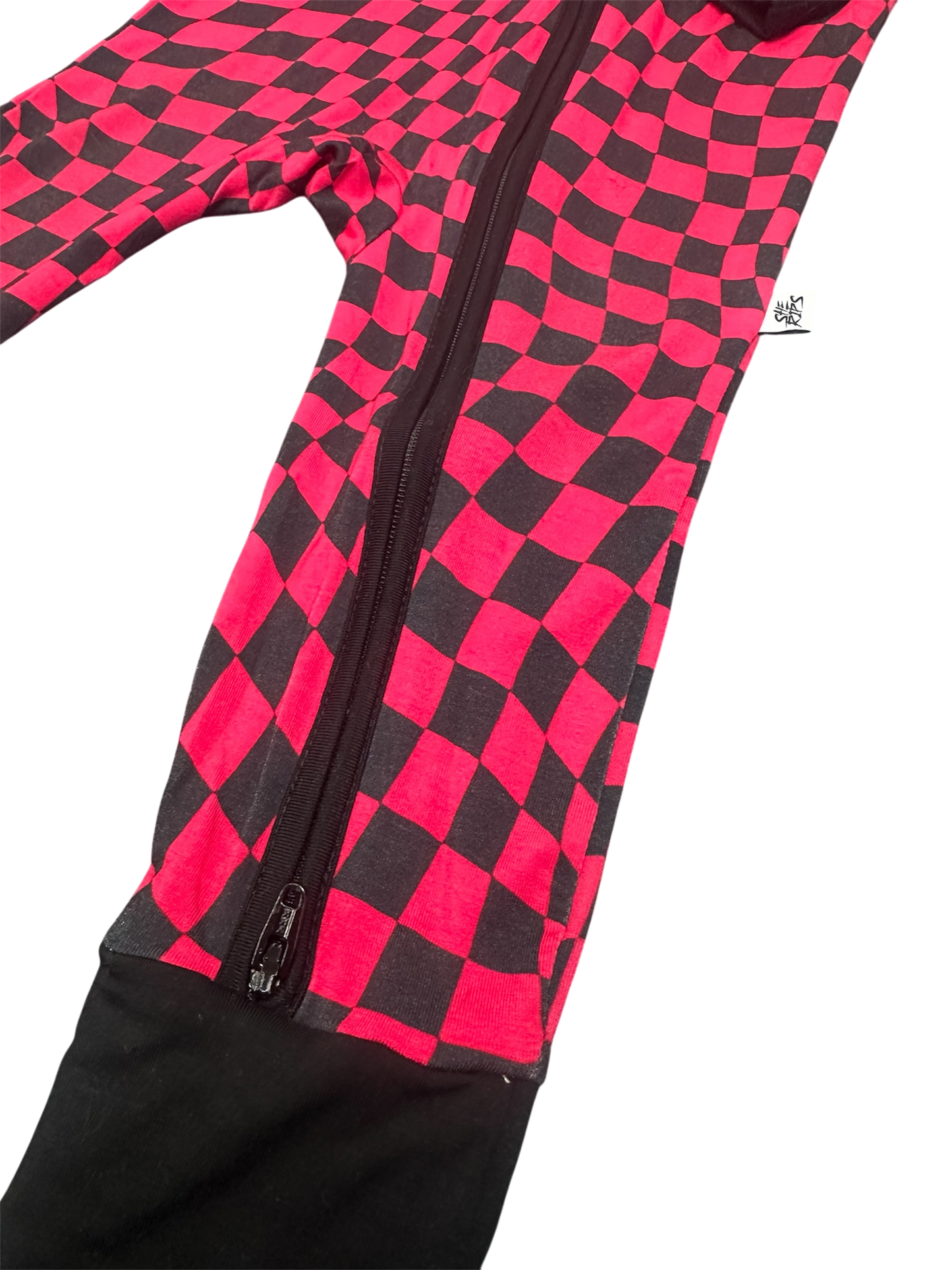 Bamboo checkered zippy sleeper