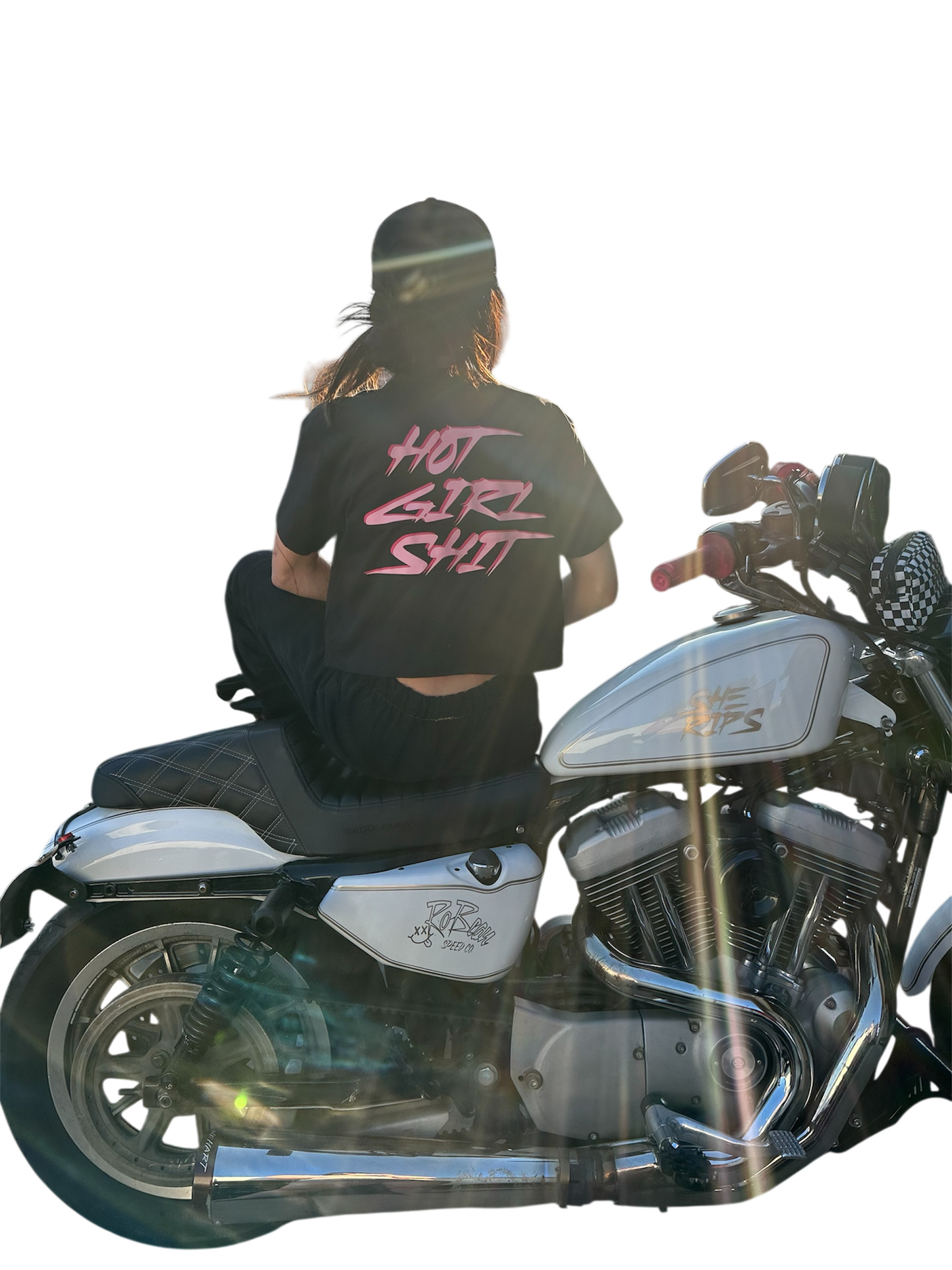Hot Girl Shit cropped tee