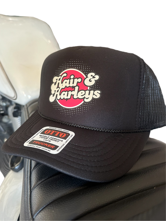 Hair & Harleys trucker hat
