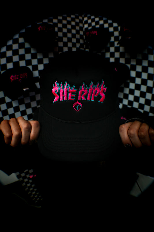Flame Trucker Hat