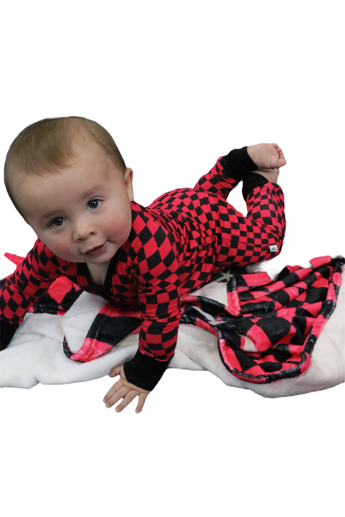Bamboo checkered zippy sleeper