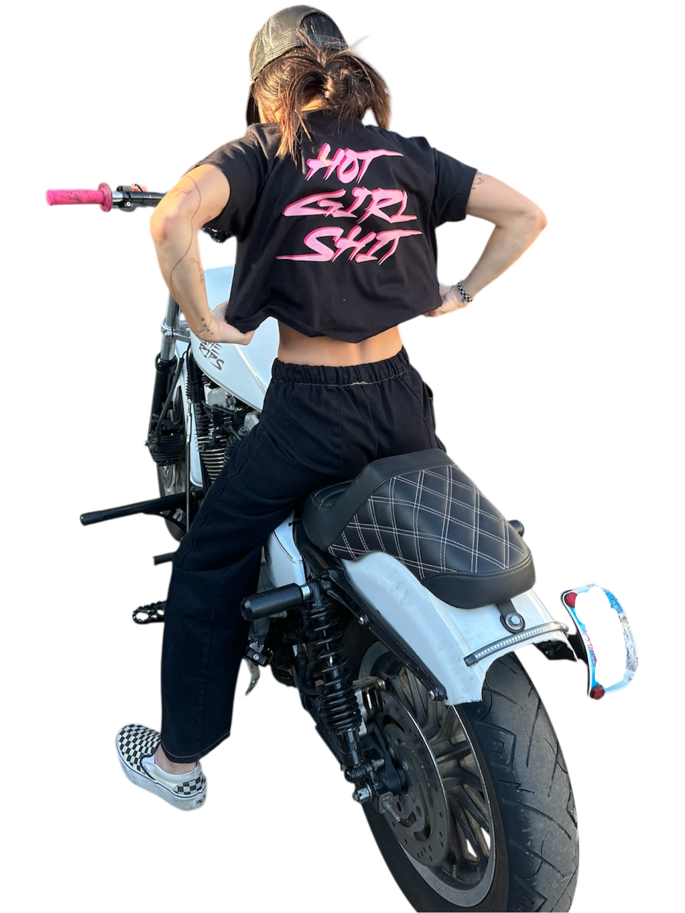 Hot Girl Shit cropped tee