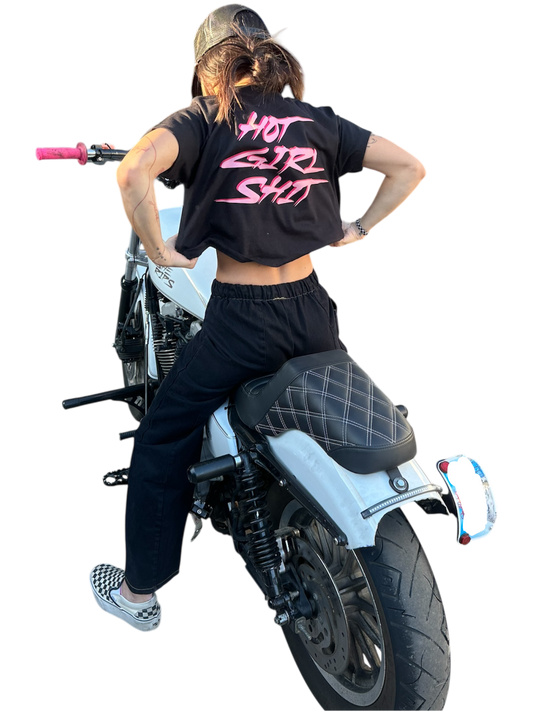 Hot Girl Shit cropped tee