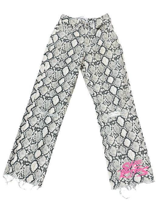 Snake Skin Jeans size:25