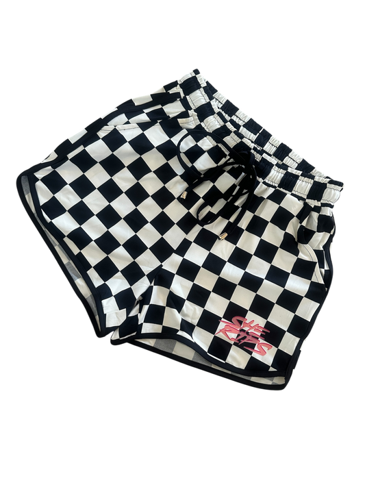 Checkered shorts
