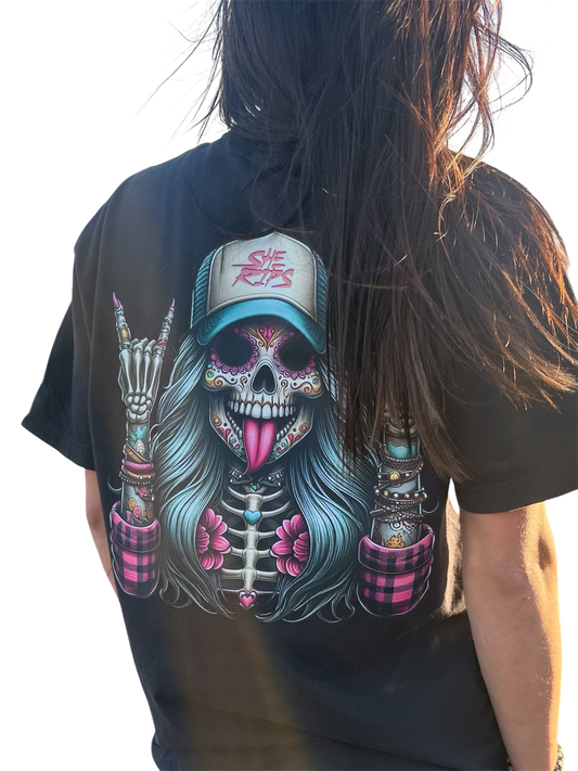 Skull tee